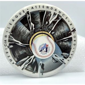 1989 MLB Toronto Blue Jays-American League Attendance
Record 3» Pinback Button